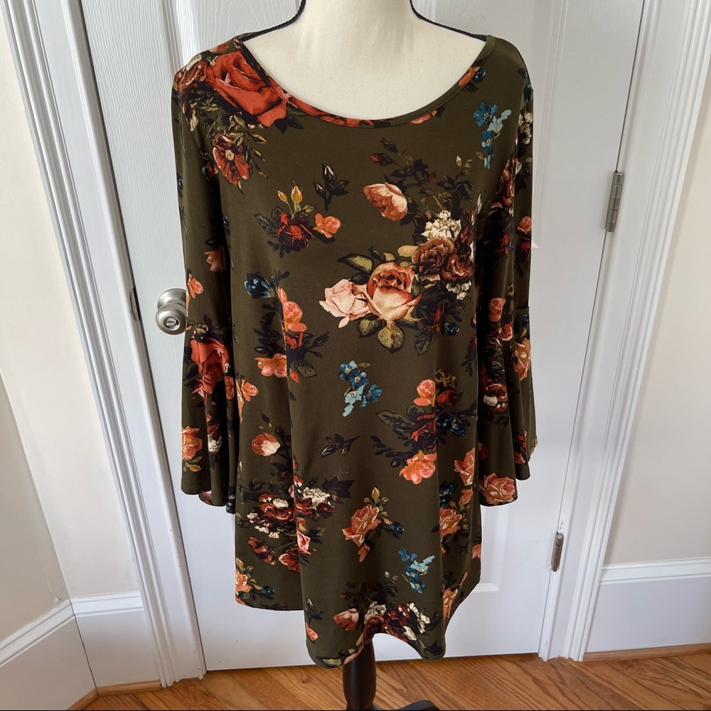 Floral Long Shirt